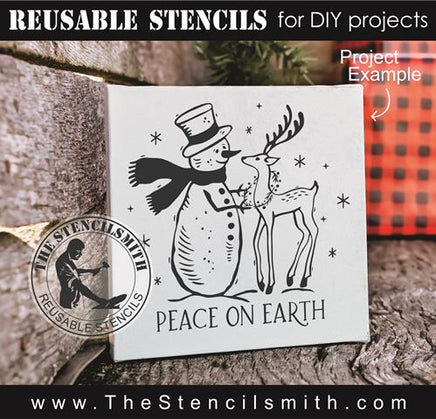 8559 - peace on earth - The Stencilsmith
