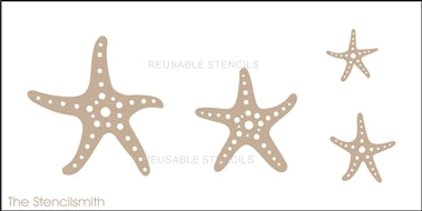 8877 starfish stencil - The Stencilsmith