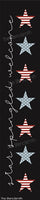 8882 star spangled welcome stencil - The Stencilsmith