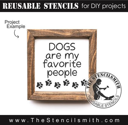 8890 Dog collection sheet stencil - The Stencilsmith