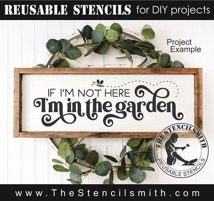 8937 - I'm in the Garden stencil - The Stencilsmith