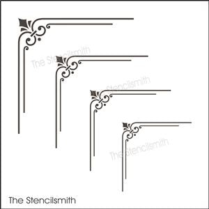 8993 decorative corners stencil - The Stencilsmith
