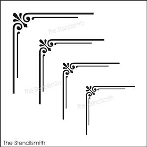 8994 decorative corners stencil - The Stencilsmith