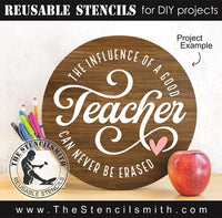 9002 The influence of a good teacher Stencil - The Stencilsmith