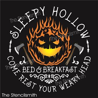 9006  Sleep Hollow B&B stencil - The Stencilsmith