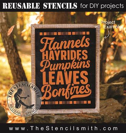 9015 Flannels Hayrides stencil - The Stencilsmith