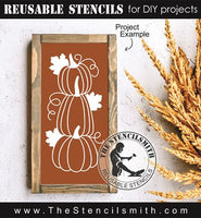 9017 stack of pumpkins stencil - The Stencilsmith