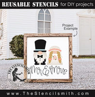 9021 Mr. & Mrs. gnome stencil - The Stencilsmith