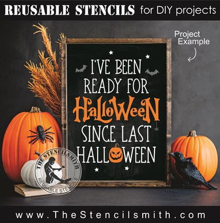 9048 I've been ready for Halloween stencil - The Stencilsmith