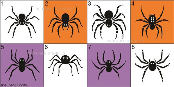 9055 Spider stencils - The Stencilsmith