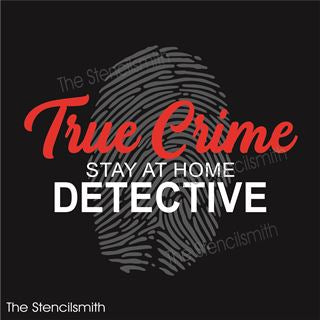 9057 True Crime Detective Fingerprint stencil - The Stencilsmith
