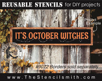 9075 Halloween Phrase Collection stencil - The Stencilsmith