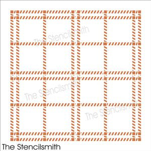 9082 - Plaid Pattern Stencil - The Stencilsmith