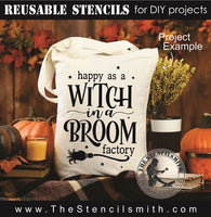 9098 happy as a witch stencil - The Stencilsmith