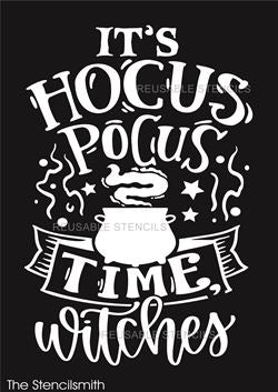 9099 It's Hocus Pocus time stencil - The Stencilsmith