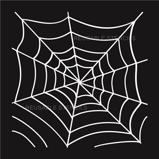 9105 spider web stencil - The Stencilsmith