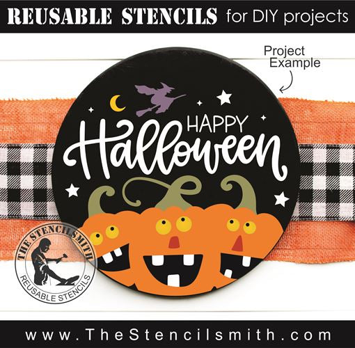 9111 Happy Halloween stencil - The Stencilsmith