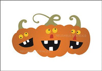 9119 Halloween pumpkins stencil - The Stencilsmith