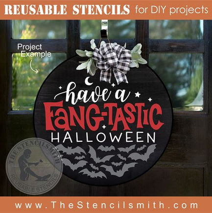9121 have a fang-tastic Halloween stencil - The Stencilsmith