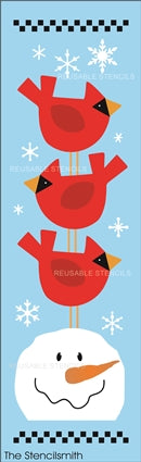 9136 cardinal stack stencil - The Stencilsmith