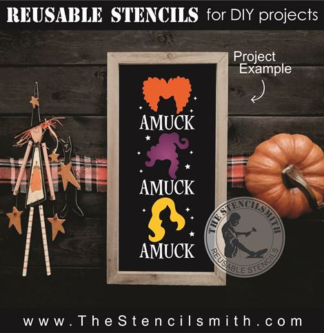 9146 amuck stencil - The Stencilsmith