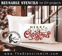 9166 Merry Christmas stencil - The Stencilsmith
