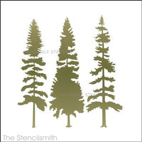 9198 tall pine trees - The Stencilsmith