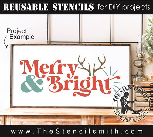 9220 merry & bright stencil - The Stencilsmith