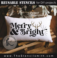 9220 merry & bright stencil - The Stencilsmith