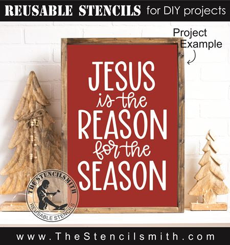 9222 Jesus is the reason stencil - The Stencilsmith