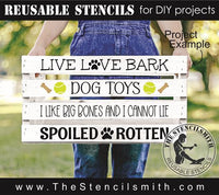 9237 Dog Phrase Collection stencil - The Stencilsmith