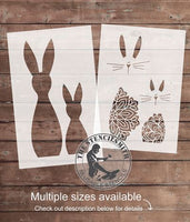 9319 mandala bunnies stencil - The Stencilsmith