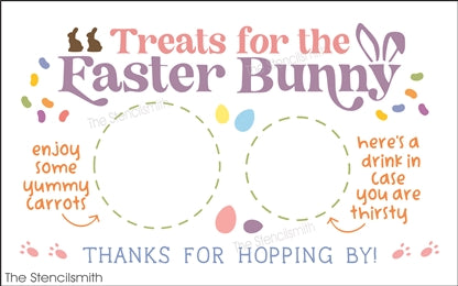 9332 Treats for the Easter Bunny stencil - The Stencilsmith