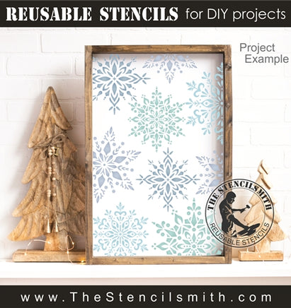 9132 mandala snowflake stencils - The Stencilsmith