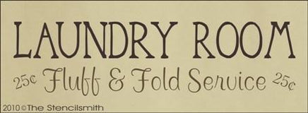 1019 - Laundry Room - Fluff & Fold Service - The Stencilsmith