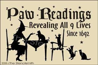 101 - Paw Readings - CATS - The Stencilsmith