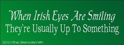 1053 -  When Irish Eyes Are Smiling - The Stencilsmith