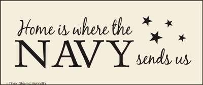 Home is where the NAVY sends us - The Stencilsmith