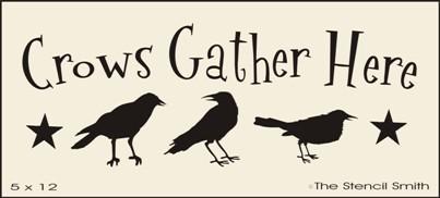 1070 - Crows Gather Here - The Stencilsmith