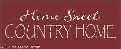 1073 - Home Sweet Country Home - The Stencilsmith