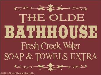 1082 - The Olde Bathhouse - The Stencilsmith