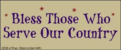 Bless Those Who Serve Our Country - The Stencilsmith