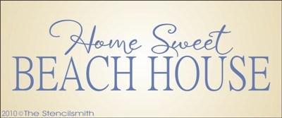 1101 - Home Sweet Beach House - The Stencilsmith
