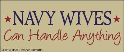 NAVY WIVES Can Handle Anything - The Stencilsmith
