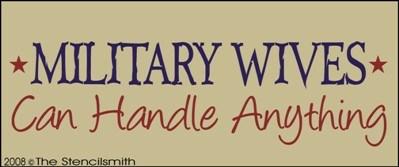 MILITARY WIVES Can Handle Anything - The Stencilsmith