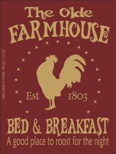 1135 - The Olde FarmHouse - The Stencilsmith