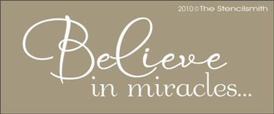 1137 - Believe in Miracles - The Stencilsmith