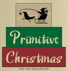 113 - Primitive Christmas BLOCK - The Stencilsmith