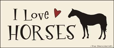 I Love Horses - The Stencilsmith