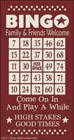 1155 - Bingo Game Board - The Stencilsmith